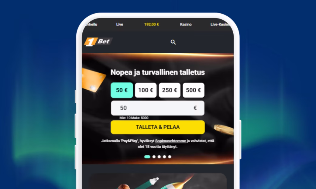 1Bet Casino pikatalletukset Trumolla.
