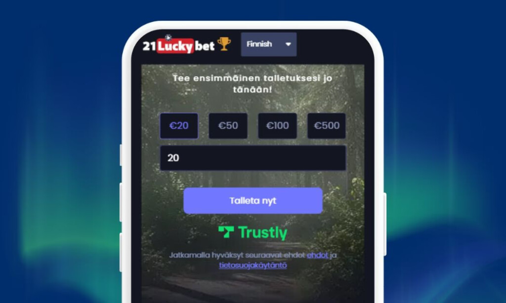 21 Lucky Bet Casino Trustly talletukset.