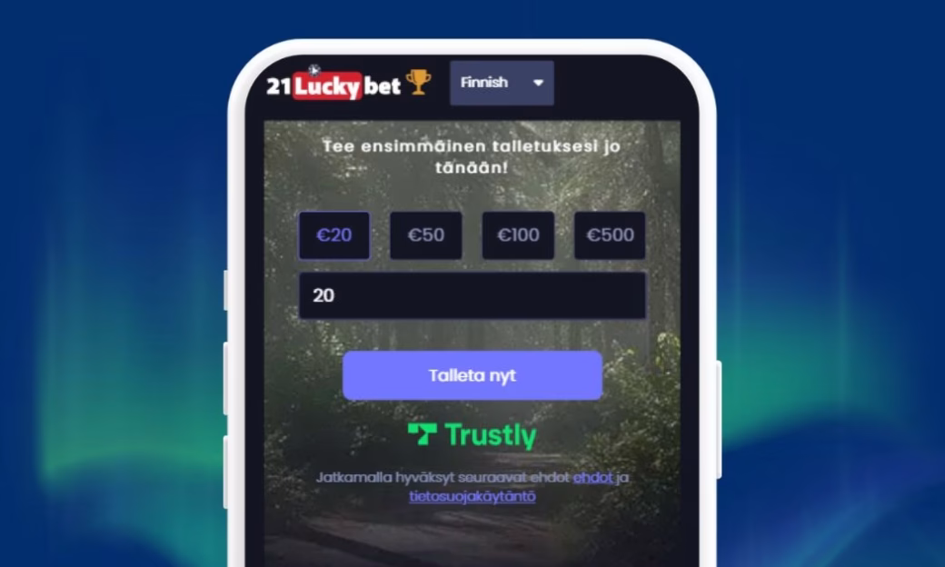 21 Lucky Bet Casino Trustly talletukset.