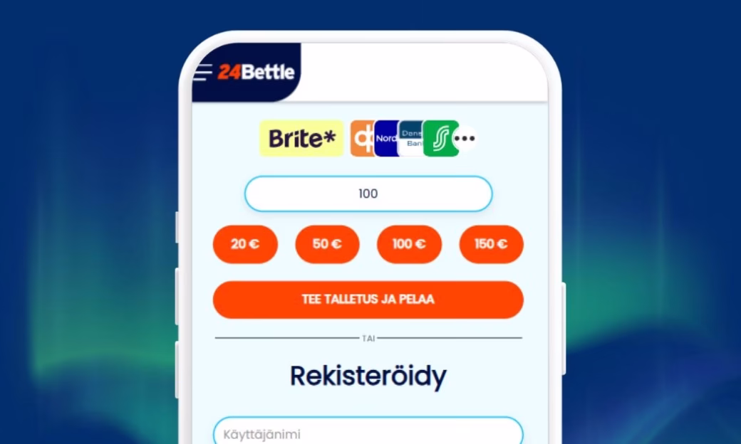 24 Bettle Brite talletus ilman rekisteröitymistä