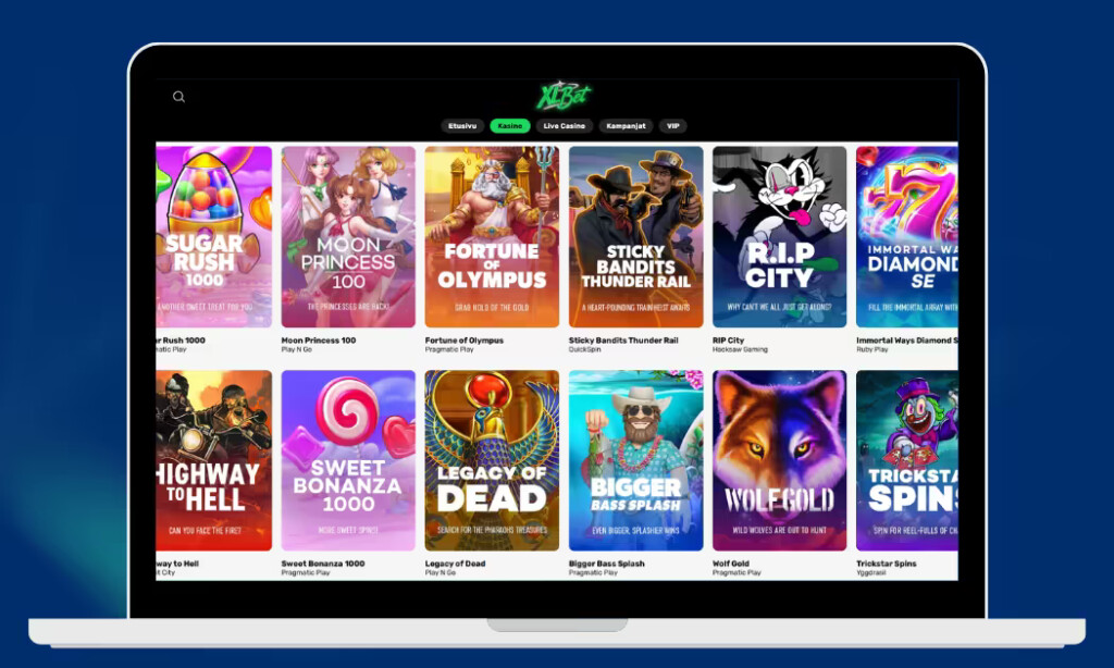 XLBet Casinolta löytyy yli 2 000 kolikkopelin valikoima.