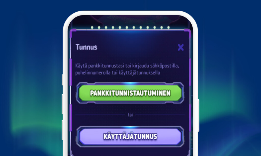 Alf Casinolla voit joko pelata pankkitunnuksin tai perinteiseen tyyliin.