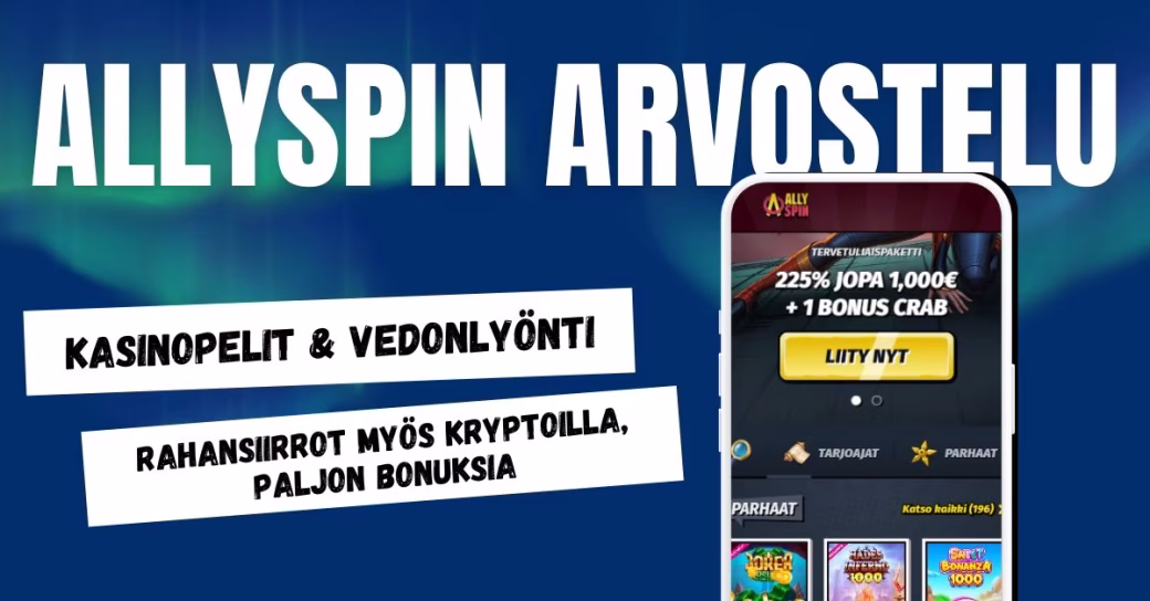 AllySpin Casino arvostelu ja kokemuksia