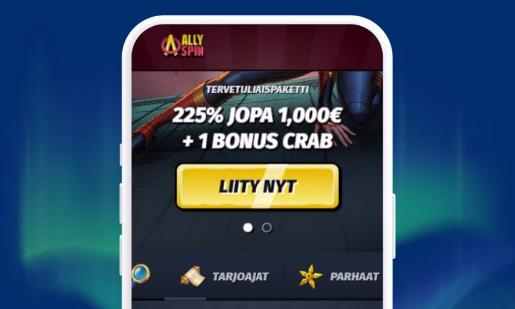 Allyspin Casinolle voit tallettaa useilla eri maksutavoilla.
