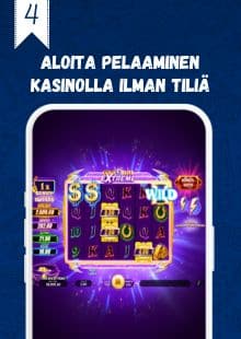Aloita pelaaminen kasinolla ilman tiliä