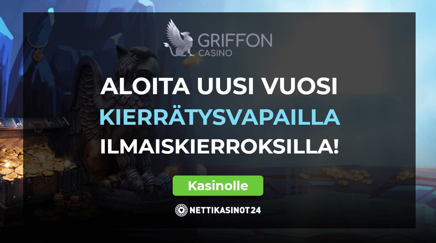 Griffon Kasino tarjoaa kierrätyvapaita kiekkoja uuden vuoden kunniaksi