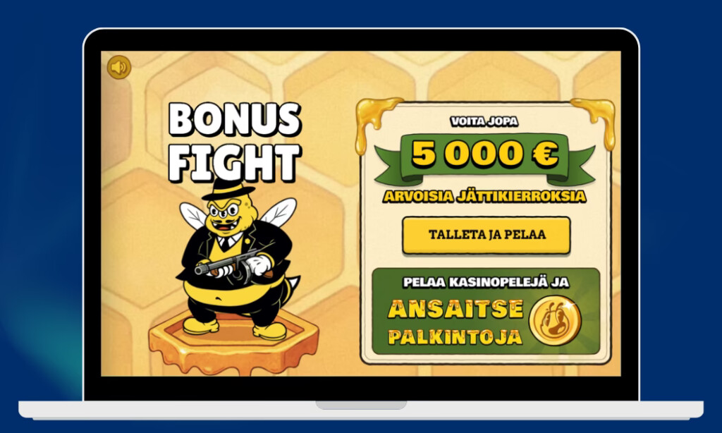 Ampparikasinon Bonus Fight -pelistä kierrätysvapaita kierroksia.