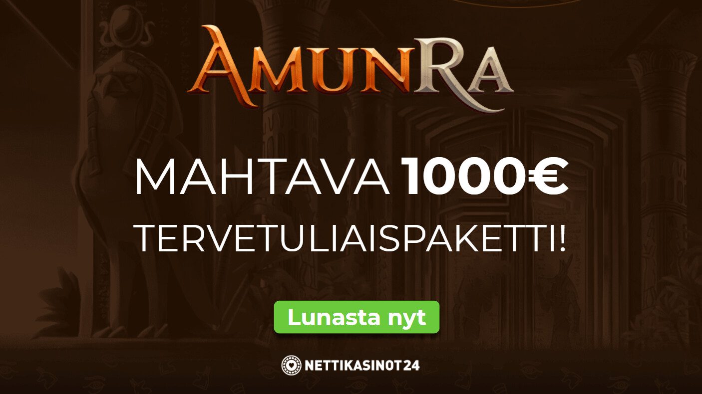 Mahtava ja tuhti tervetuliaispaketti! Mahtava ja tuhti tervetuliaispaketti!