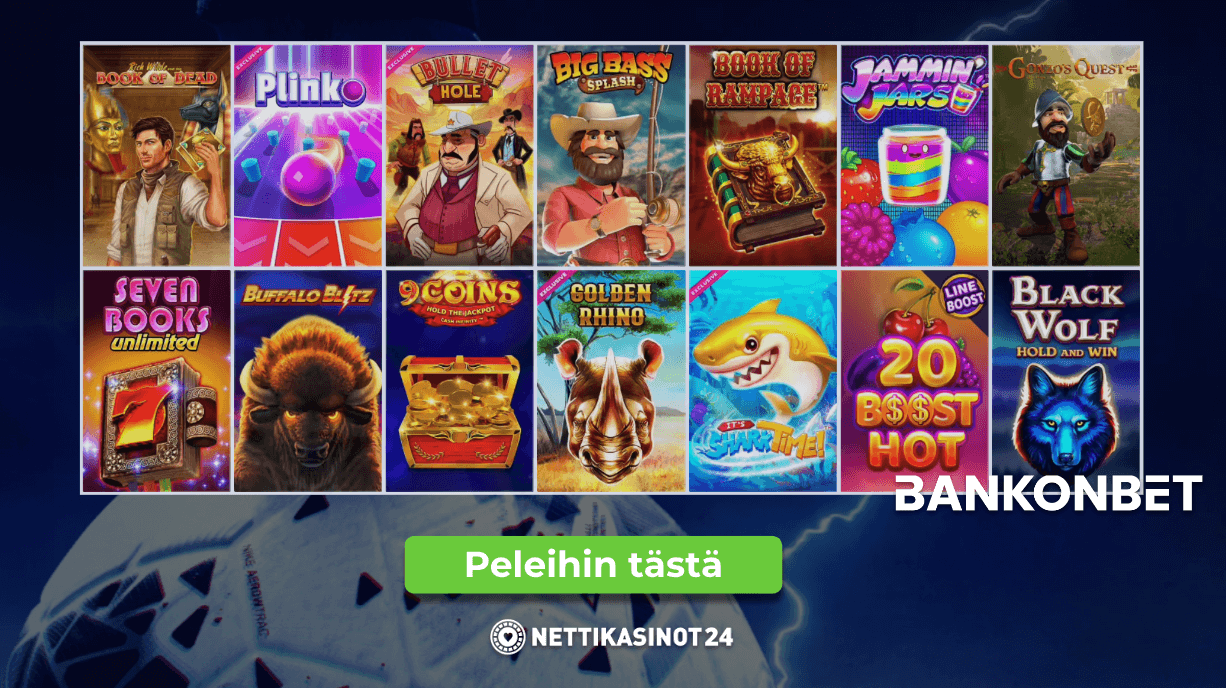 bankonbetin pelivalikoima