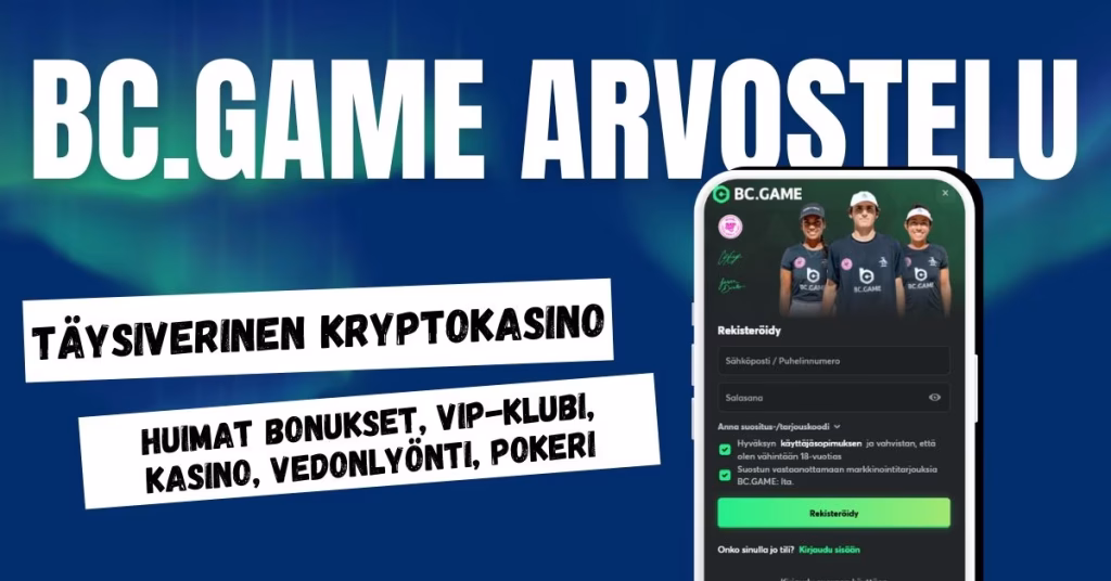 BC.Game Casino arvostelu ja kokemuksia