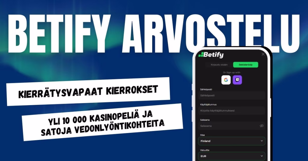 Lue Betify Casino kokemuksia