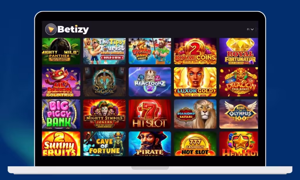 Betizy Casino suosituimmat kolikkopelit