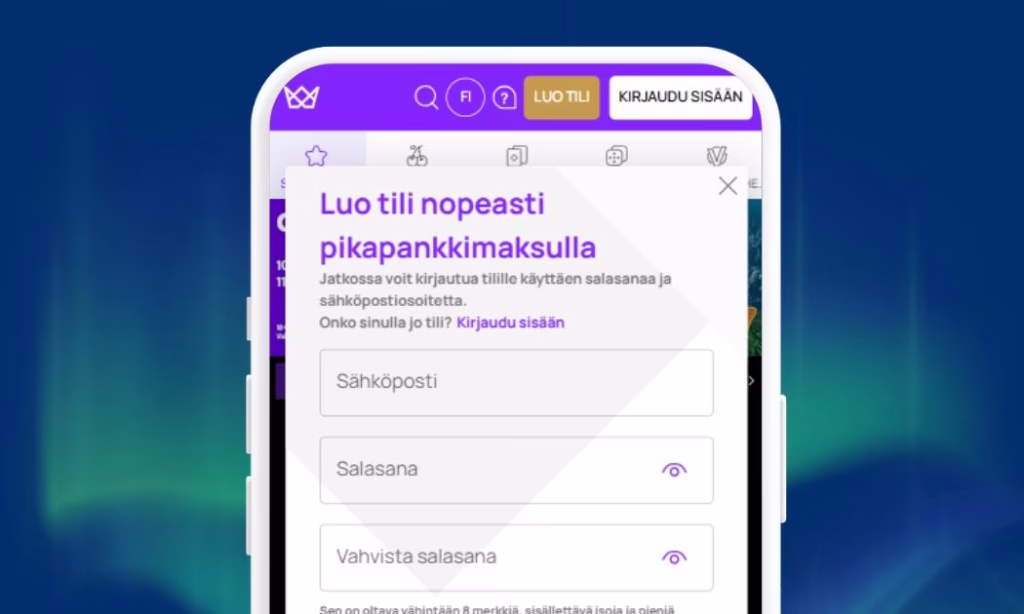Betkwiff nopea rekisteröityminen