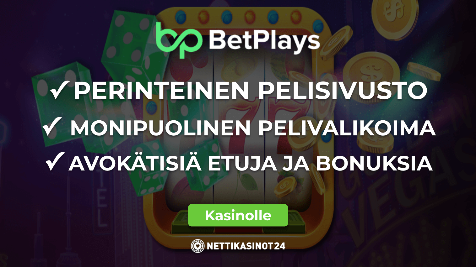 betplays kasino arvostelussa