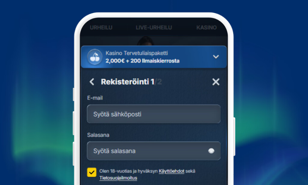Rekisteröi pelitili Betrepublic Casinolle ja lunasta tervetuliaisbonus.