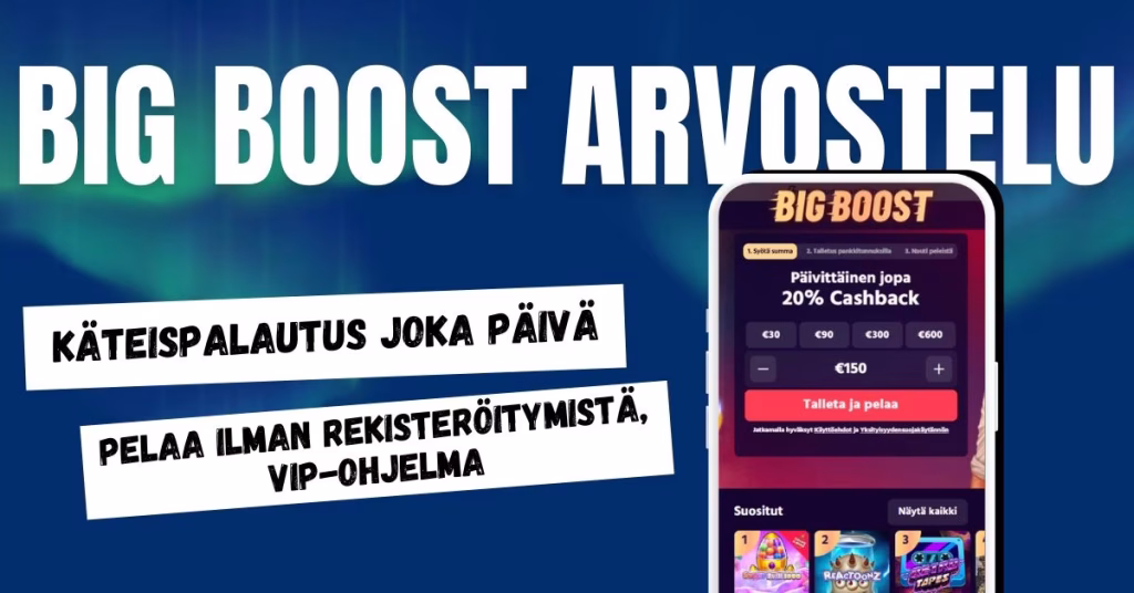 Big Boost Casino pikakasinon arvostelu