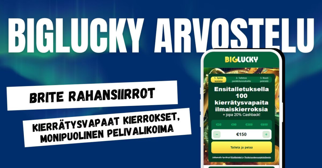 BigLucky Casino kokemuksia ja arvostelu