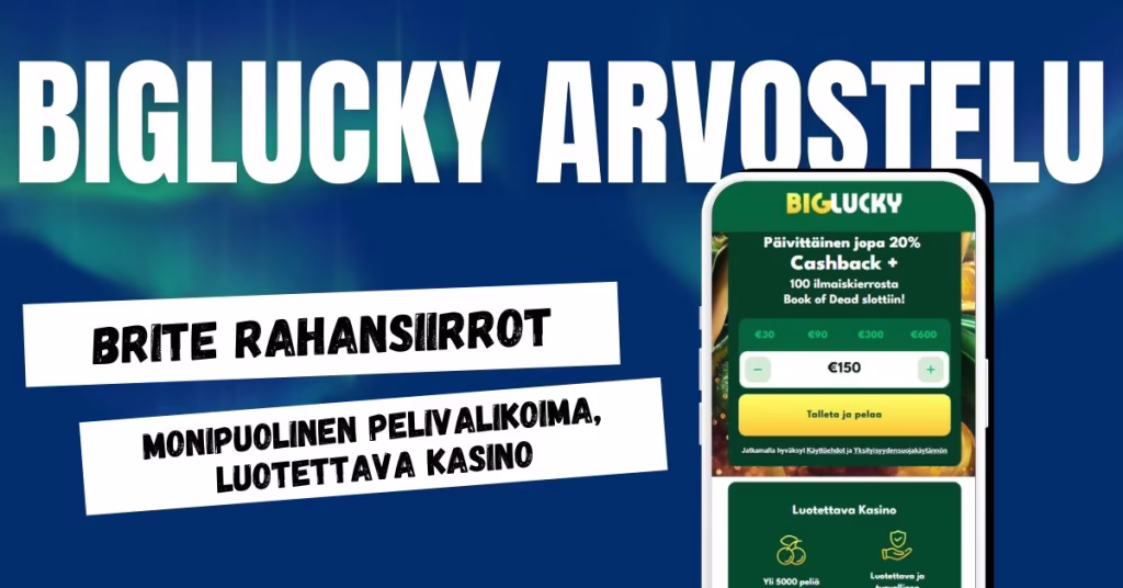 BigLucky Casino kokemuksia ja arvostelu