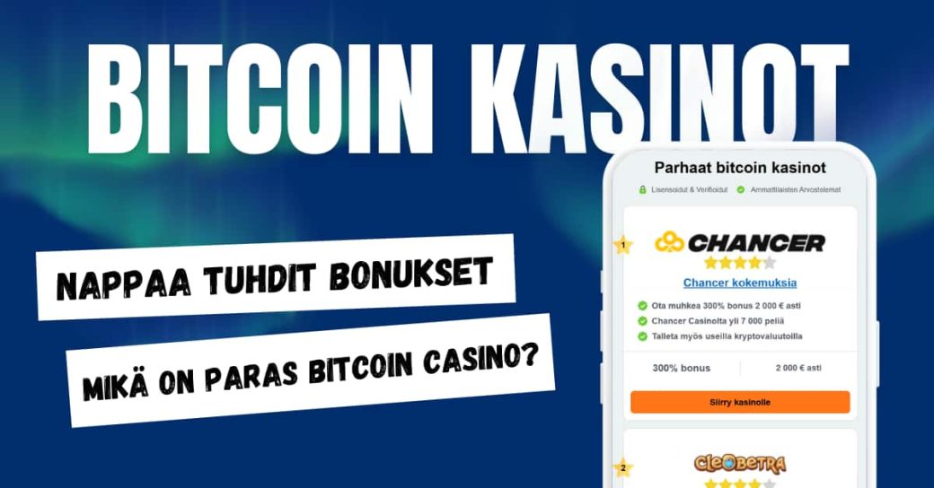 Bitcoin kasinot.