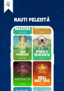 Olet valmis aloittamaan pelit.