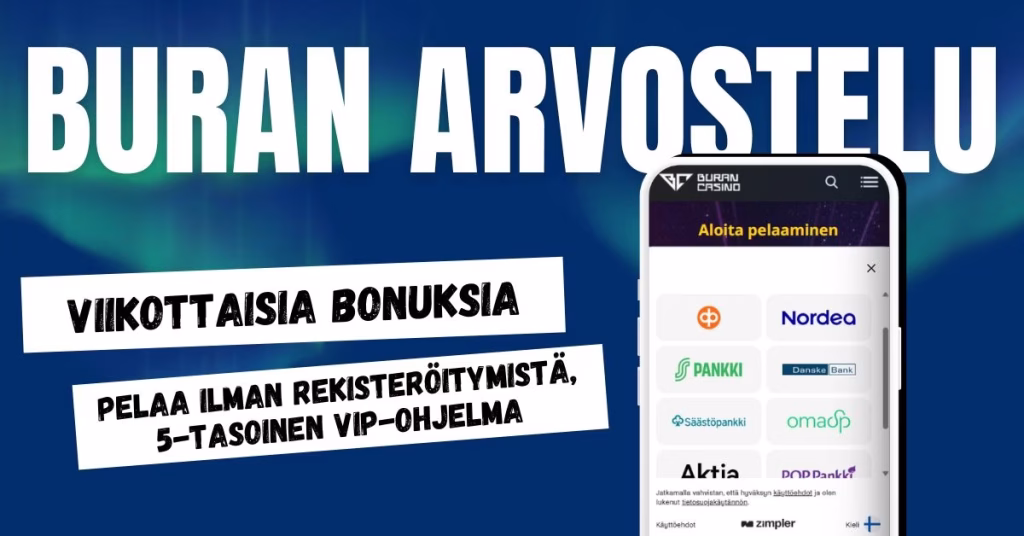 Buran Casino arvostelu ja kokemuksia