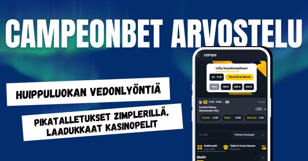CampeonBET arvostelu ja kokemuksia