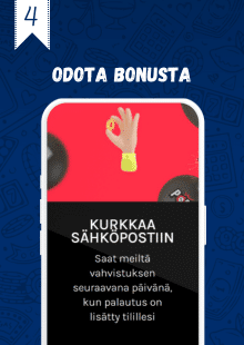 Bonus maksetaan automaattisesti.