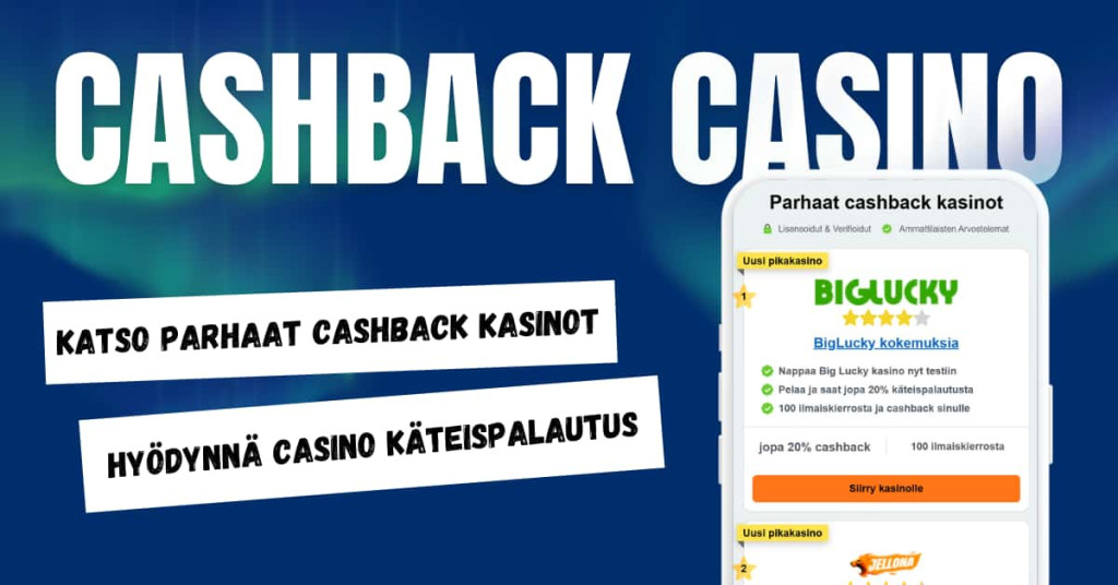 Cashback casino artikkelikuva.