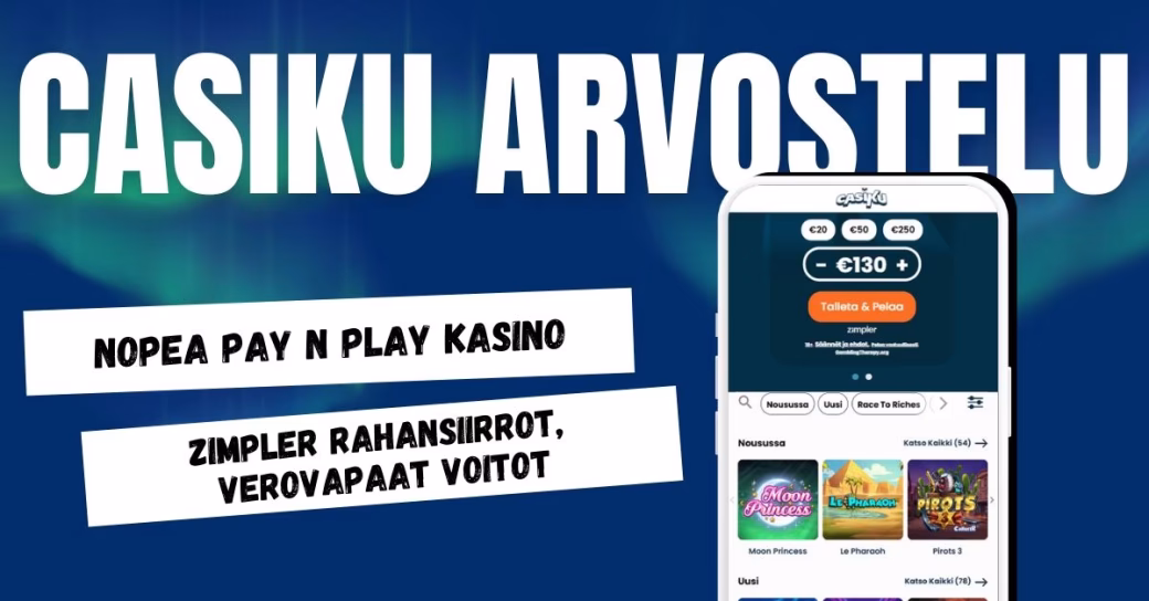 Casiku Casino arvostelu ja kokemuksia