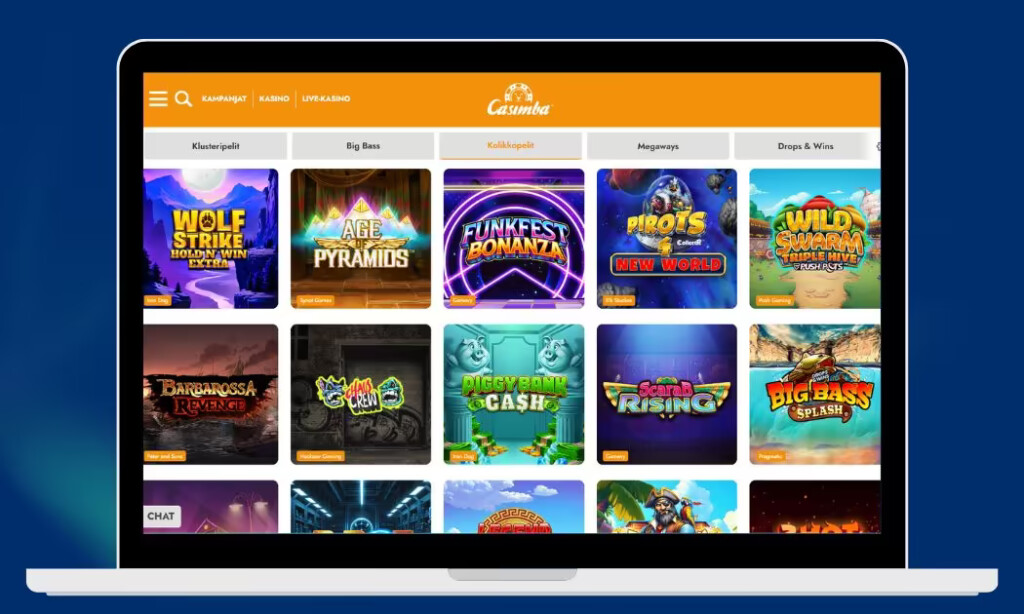 Casimba Casino tarjoaa laadukkaat kolikkopelit