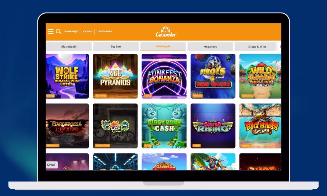 Casimba Casino tarjoaa laadukkaat kolikkopelit