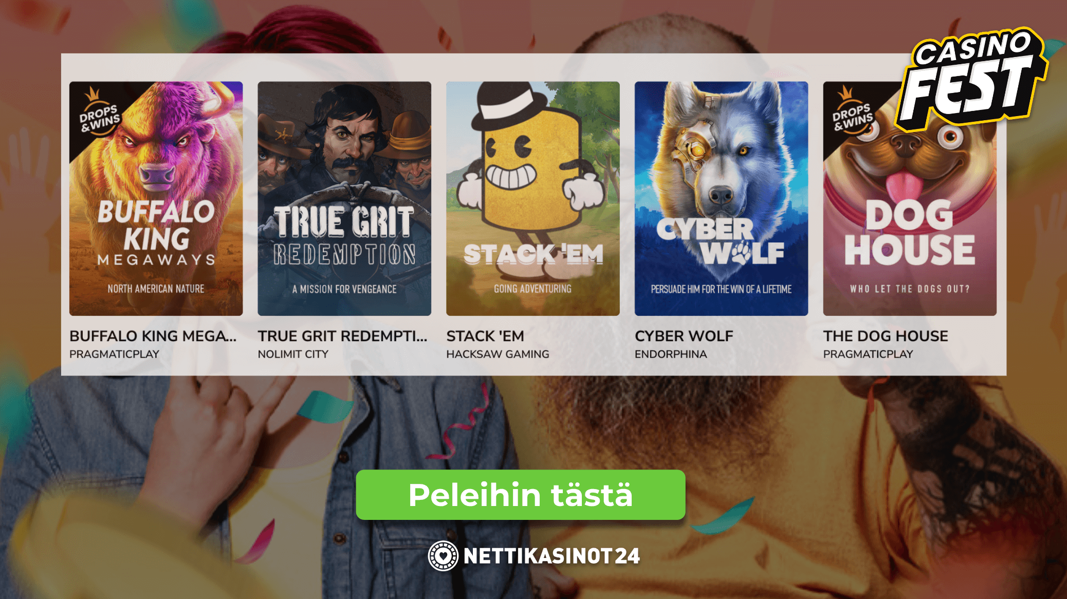 casinofestin pelivalikoima