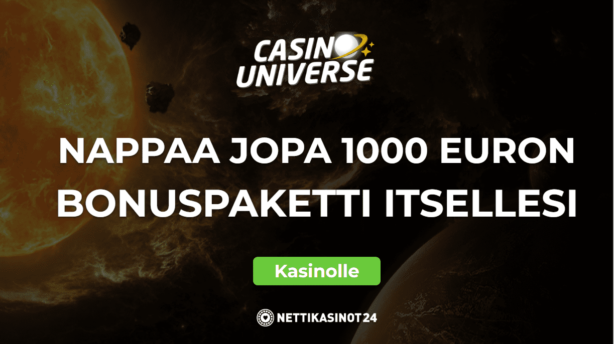 Paket bonus eksklusif casino Universe