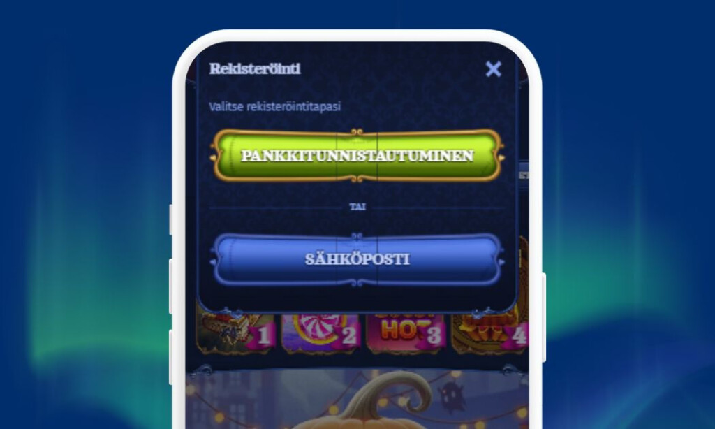 Casombie Casinolle voit rekisteröidä pelitilin tai pelata pikana.