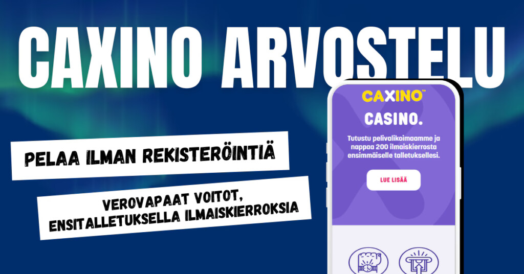 Caxino Casino on turvallinen ja luotettava nettikasino