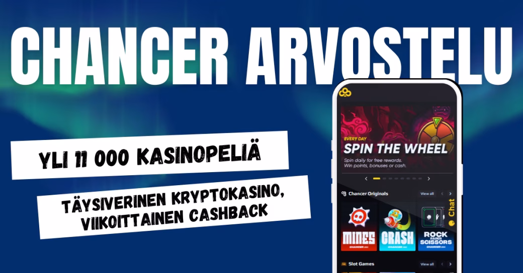 Chancer Bet Casino arvostelu ja kokemuksia