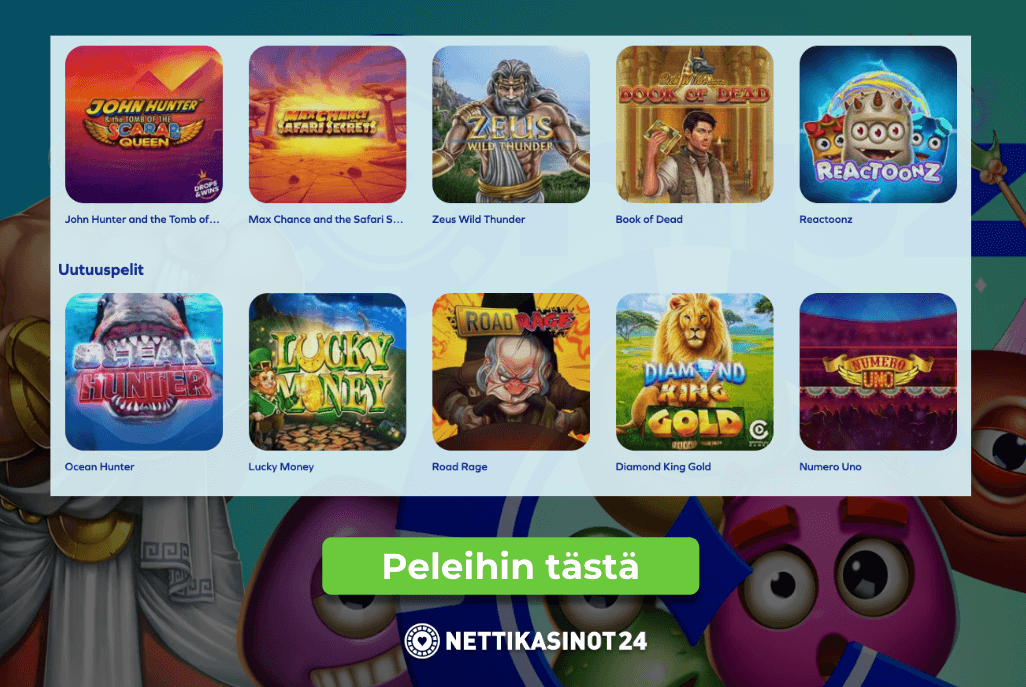 chipz kasinon pelivalikoima