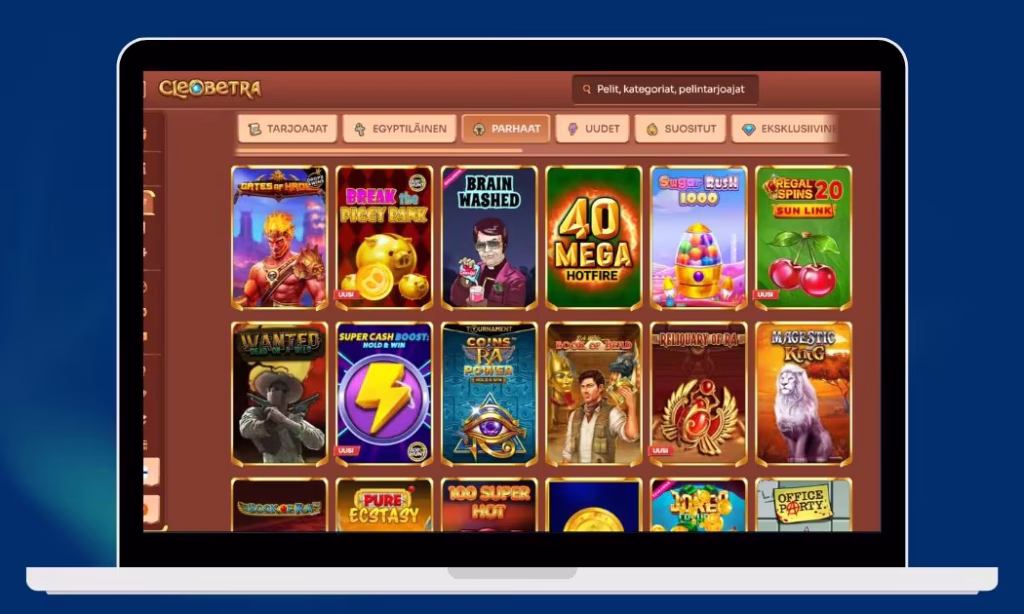 Cleobetra Casino parhaat kolikkopelit
