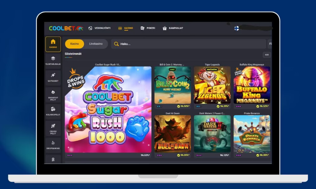 Coolbet suosituimmat kolikkopelit