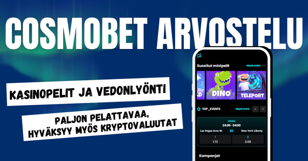 Cosmobet Casino kohokohdat