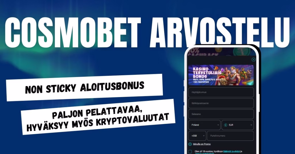 Cosmobet Casino kohokohdat