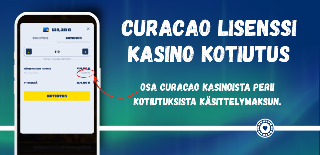 Curacao lisenssi kasinot kotiutukset