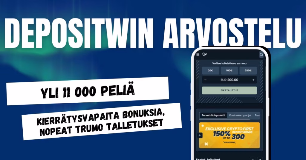 Deposit Win Casino kokemuksia ja arvostelu