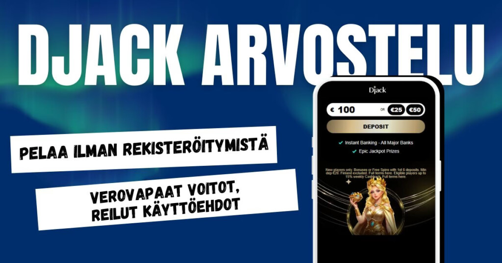 Djack Casino arvostelun pääkohdat
