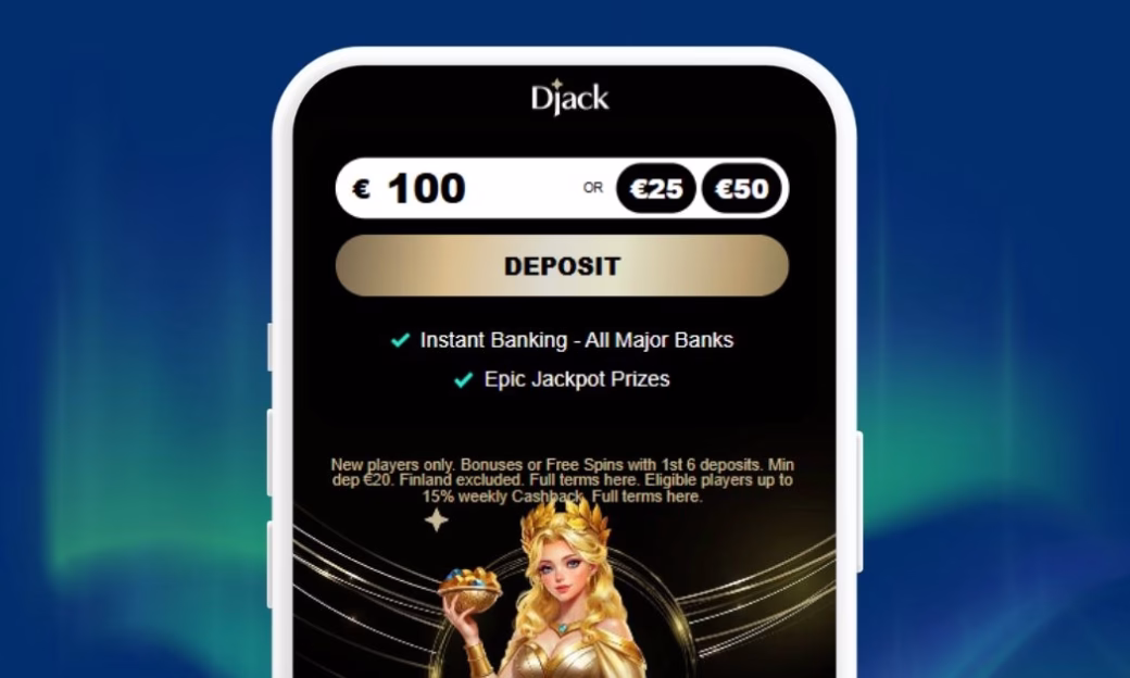 Djack Casino nopeat Brite talletukset