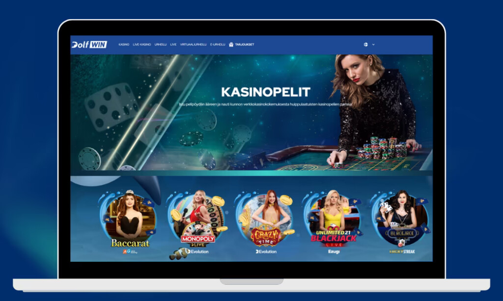 DolfWin Casino kolikkopelit
