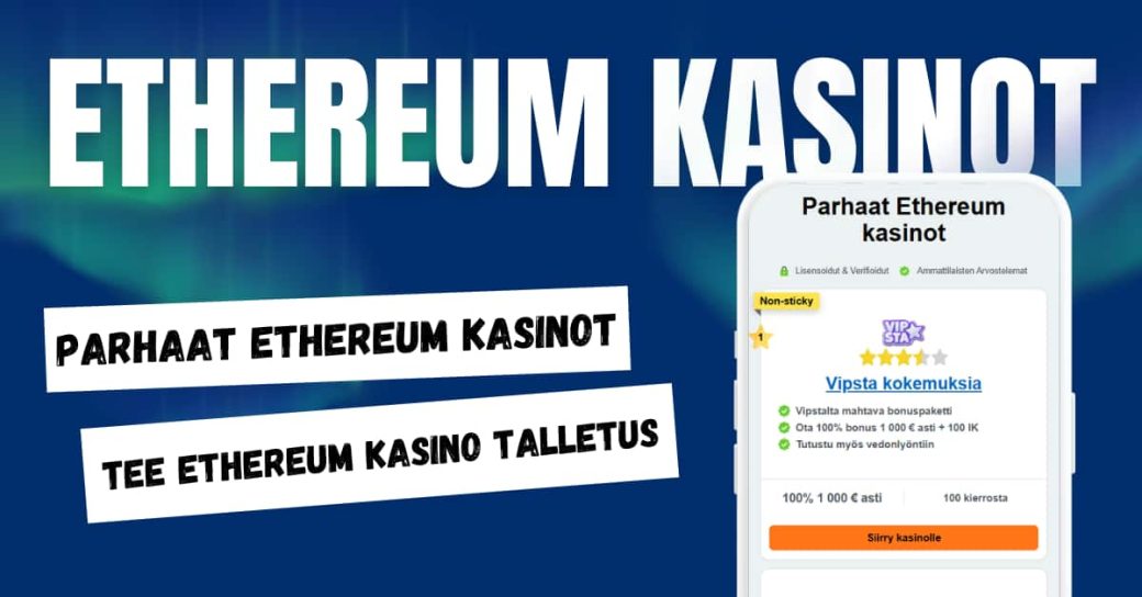Ethereum kasinot.