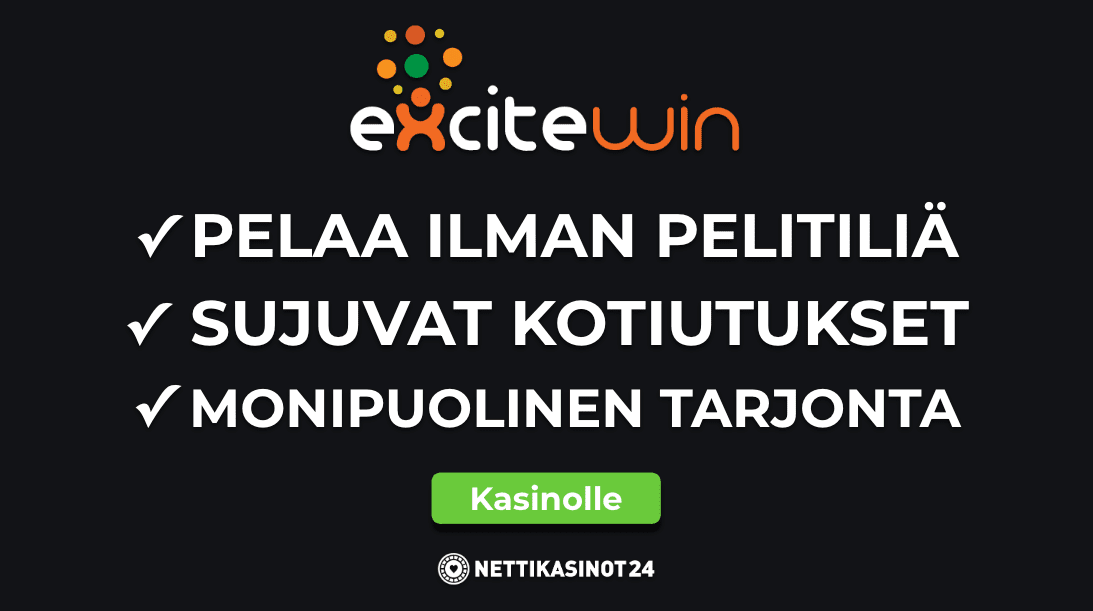 excite win kasino ammattilaisten arvostelemana