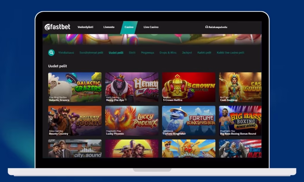 Fastbet Casino kolikkopelit