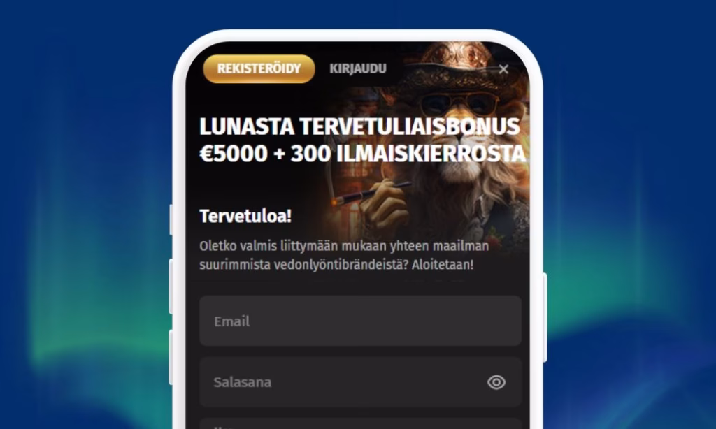Fortune Play Casinolle rekisteröidään pelitili ennen talletusta